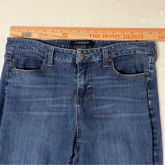 LIVERPOOL JEANS COMPANY Womens Jeans Medium Wash Size 10 - Picture 13 of 16